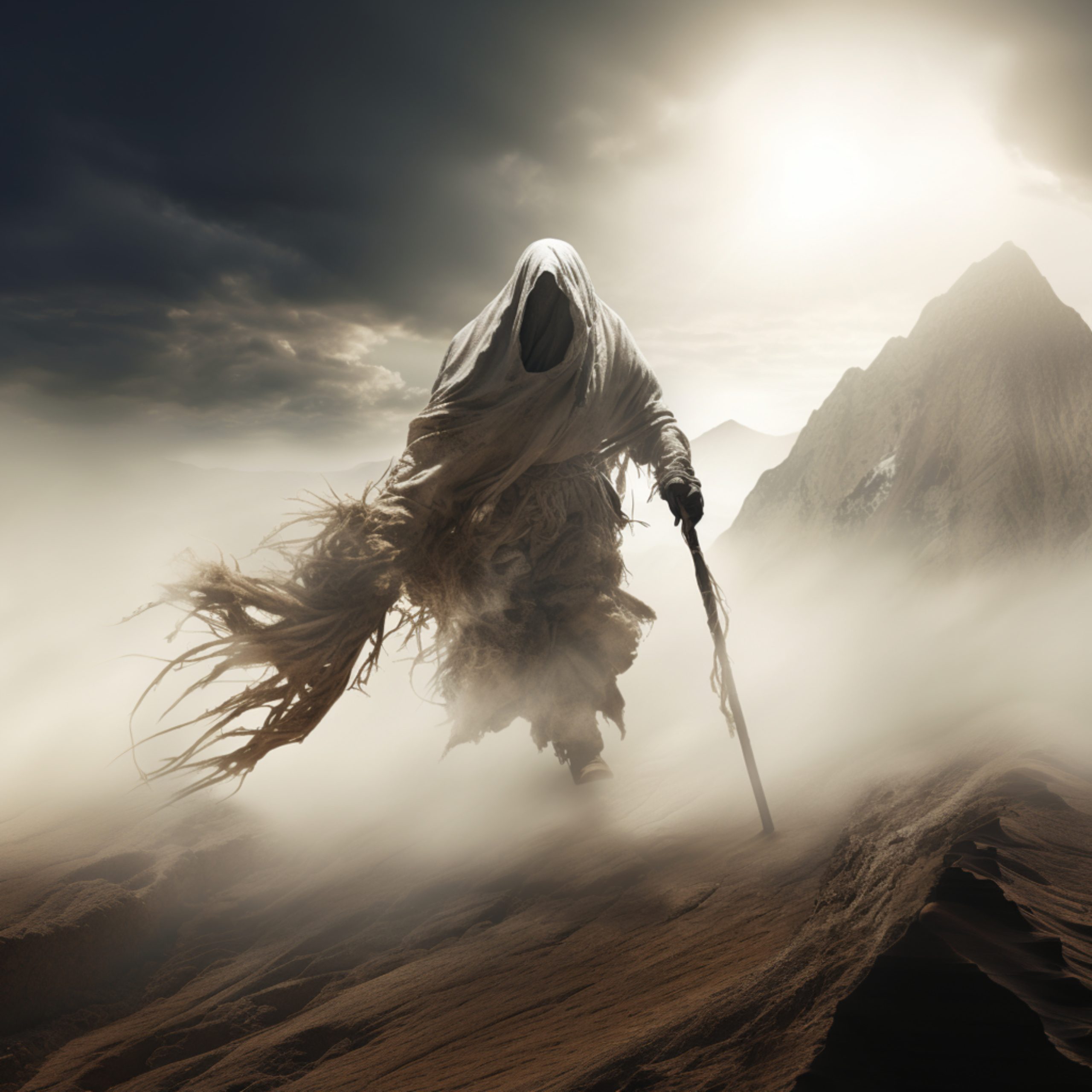 Mountain Ghost | New Halloween Redbubble AI Design
