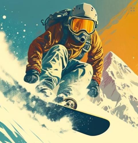 Win - Retro Snowboarder 001